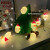 九州众合创意圣诞节雪人装饰灯卡通可爱氛围灯圣诞老人灯串 红帽雪人1.5米