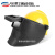 高空作业电焊面罩氩弧焊变光头戴式插配安全帽面屏电焊帽焊工 白安全帽+变光插槽式
