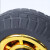 橡胶脚轮工业重型推车轮子平板车脚轮 4寸2定向轮+2万向轮