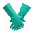 代尔塔DELTAPLUS201803丁腈防护手套耐磨抗刺防热金属加工制药石油化工业防护手套绿色10.5码1副