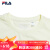 斐乐（FILA）官方女子短袖T恤夏新款时尚创意插画休闲针织短袖衫 标准白-WT 155/76A/XS