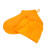 大杨769雨鞋套硅胶 橙色 S小码 防滑加厚耐磨男女成人雨天防护鞋套 定制