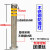 加厚不锈钢防撞隔离柱立柱钢管警示柱反光警示桩定制路桩定制304 不锈钢76*600固定