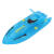 BREAZA遥控船高速大轮船充可下潜游艇模型男孩防水上灯光儿童小快艇玩具 0cm 蓝色大号 官方标配五电