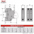 德力西陶瓷低压熔芯熔断丝rt14-63保险管熔断器保险丝底座rt18-32 RT18-32X 3P座