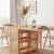 木匠生活  餐桌 实木餐桌餐椅组合套装可折叠饭桌 S1153T原木色-普通款 单个餐桌