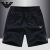 阿玛尼男士短裤运动休闲五分裤夏季大码直筒沙滩大裤衩外穿 108黑色 XL100-115斤
