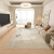 罗瑞格奶油风地毯客厅2023新款大面积全铺家用茶几沙发卧室地毯 赫本风 100x140【适用小沙发】