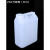 定制级塑料桶5升20L塑料壶塑胶油水酒壶白色扁桶大口带盖30斤 2公斤塑料壶