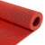 益美得 YK088 镂空防滑地垫塑胶垫S型网格防水垫子地毯脚垫 红色6mm 1.2宽