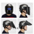 安全帽式电焊面罩自动变光焊帽头戴式电焊眼镜焊工防护装备脸部 【黑色】JK8899 无  安全帽式