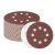 卡夫威尔-红砂拉绒自粘砂纸磨片40片装YS3908-100mm混装