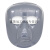 翻盖款电焊面罩全脸头戴式焊帽工用品装备灰色塑料眼镜烧焊防护罩 单独BX-6塑料面罩一个