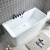 浴缸小户型按摩独立式亚克力浴缸成人家用冲浪保温恒温浴缸定制 豪华恒温冲浪银色五件套+浴缸 1.1m