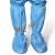XMSJ生产工业耐磨高筒软底鞋防护鞋无尘鞋套过膝白蓝色净化 蓝色软底鞋均码 更大码