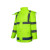 久臻 8015  交通警示分体雨衣雨裤套装 交通路政巡逻YGL04款 可定制荧光绿 5XL 190