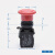 上海天逸电器 紧停急停按钮22孔径 自锁红色圆形蘑菇按钮一常闭 红色 LA42J-01R