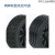 65mm橡胶轮胎机器人海绵内胆85mm智能小车轮子两轮自平衡小车轮胎 65mm黑色橡胶轮胎