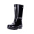 回力 劳保防水防滑耐磨雨靴028带反光条雨鞋 028-中筒黑色 39码