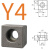 直线导轨固定块 压块 粉末冶金机床滑轨楔块 Y4
