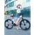 凤凰（Phoenix）自行车女款山地车男变速越野单车学生公路赛车 钢架辐条轮-白色 24英寸 x 24速