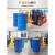 优程油桶夹具合金钢鹰嘴轻型叉车专用夹子铁桶塑料桶加厚型卸桶器 重型DG1000C两桶两夹
