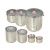 加厚调漆罐油漆桶空桶铁皮桶油漆罐带盖密封圆桶留样桶沥青取样桶 0.3L