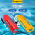企桥 救生浮标 水上游泳救生专用浮筒加厚救生浮漂浮筒救生浮标 黄筒+白色拉绳（含腰带）
