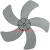 穗之语适配华生电风扇扇叶加厚通用电风扇风叶片落地扇台扇壁扇风扇叶子 18寸(450mm)五叶白色