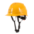 Golmud安全帽 国标ABS 防砸抗冲击 工地建筑施工作业 工业头盔透气 可定制 红色