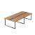 会议桌简约现代办公桌小型长条简易培训办桌椅组合长方形洽谈桌 1.8x0.9x0.75m不含椅子