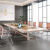 会议桌长桌简约现代大型接待桌洽谈培训桌条形板式会议室桌椅组合 2.4米会议桌(颜色可选)