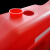 宽选工品 三孔PE塑料红色小水马 防撞分道隔离墩移动围栏 150*80cm
