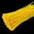 彩色扎带自锁式尼龙扎带大中小号塑料扣带固定捆扎带绑束线带  宽 黄色