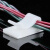须特（XUTE)粘胶式电线网线整理束线器卡扣桌面理线夹自粘线卡 扁形固定座FCN-20白10只