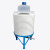 定制适用加厚500L12吨3000升塑料罐带搅拌机加药装置锥底污水处理溶药pe桶 0.75KW搅拌机