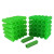 铁屹 膨胀胶塞 绿色塑料膨胀管 飞机型膨胀螺丝胶粒胀管 M8（500个） 