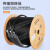祥来鑫 GJYXCH 皮线光纤室外蝶形光缆黑色1芯3钢丝1000米 XLX-PX32