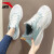 安踏（ANTA）运动鞋女鞋2024官方新款网面透气减重健身休闲软底跑步鞋 -2象牙白/雨雾青/鱼目青 35.5