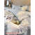 ESSONIO意大利品牌A类高档长绒棉四件套纯棉高级感床单被套轻奢床上用品 雅颜-香槟金 1.8米床床单款(200*230cm被套）