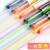 日本KOKUYO国誉创意可爱文具学生甲壳虫彩色荧光笔记号笔双色重点水彩标记笔学生划重点笔 黄粉（标准款）