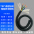 800万次 TRVV 超高柔性 拖链电缆2-3-4-5-6-7-8-10-40芯编码器信号控制线 高柔拖链线（0.2m㎡ 无氧江铜） 雾面黑色 12芯 (彩色线芯)