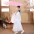山头林村神话人物服装儿童白娘子演出服中国风白素贞超仙女童汉服古装 白色裙子 160cm