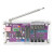 沁度收音机组装套件fm调频电路板制作 单片机diy电子制作焊接练习散件SN8303 收音机散件 （不带外壳）