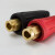 海斯迪克 中式电焊机电缆线快速接头配件 焊把线连接接头HKsq-755 DKJ35 连接器母头【红1只】