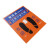 希万辉 工厂生产区域标识地贴落脚印点驻足点地标贴 青色点检位置32*30cm