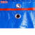 工品云超 加厚防雨布 工业用帆布雨棚布防晒遮阳布 PE货车防雨蓬布油布 蓝色2米*3米【6平方米】