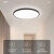 FSL佛山照明 led三防吸顶灯纤薄圆形卫生间阳台卧室厨卫灯走廊灯黑色24W白光