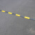 橡胶减速带微型减速带车位分割线道路自行车减速板2公分 黄线一线槽1000*150*30mm