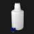 塑料放水桶实验室用下口水龙头桶瓶HDPE蒸馏耐酸碱广口用水桶10L 储液桶 5L PP材质